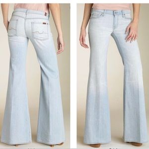 7 For All Mankind Super Flare Jeans - Size 28